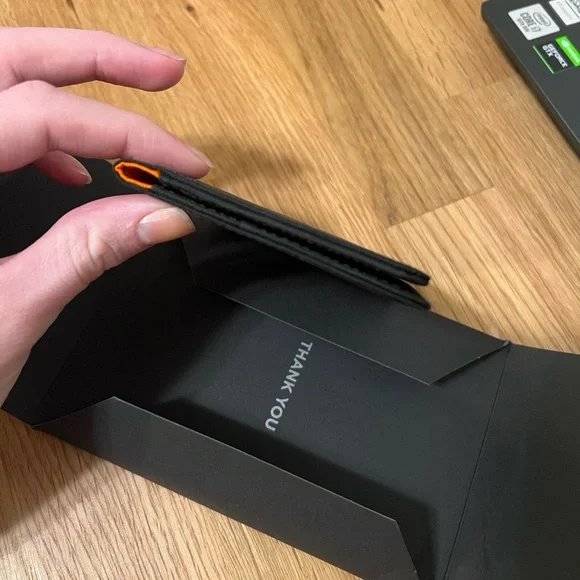 Matte Black Flexible Key and Card Holder - Picture 4 of 8